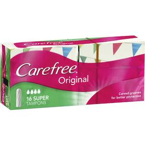 Period Care: Super Tampons 16 pack
