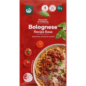 Porirua Foodbank Page: Bolognese Recipe Base 30g