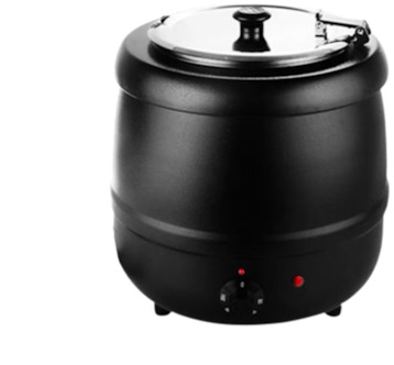 FE Electric soup warmer Kettle10 ltr - Black Hospitality Supplies Food Equipment NZ
