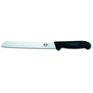 Products: Victorinox Fibrox Wavy Blade Bread Knife 21cm - Hospitality Food Equipment Rotorua