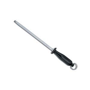 Products: Victorinox Sharpening Steel 27cm Round Blade Black Handle - Hospitality Food Equipment Rotorua