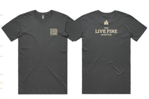 MEN'S TEE - THE LIVE FIRE LIFESTYLE