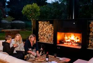All: Fire Dept WD56 Outdoor Wood Fire with Integrated Pizza Oven