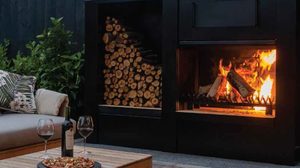 Fire Dept WD55 Outdoor Wood Fire with Integrated Pizza Oven