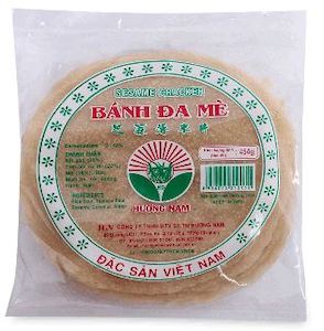 Discountable: Bánh đa Mè Trắng - Hương Nam - 454g - White Sesame Rice Cracker