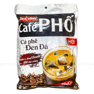Cà Phê Đen Đá 2in1 - Cafe Phố - Instant Coffee 2in1 - 16G x 50/Bag