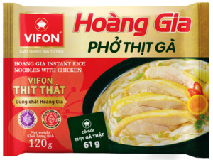 Hoàng Gia phở gà - 120g(Hoang Gia “Pho” With Chicken flavour )