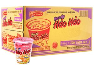Mì Ly Hảo Hảo Chua Cay - ACECOOK - Hao Hao Instand Noodle Cup 67g