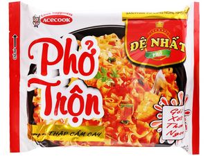 Instant Noodles: Phở trộn Đệ Nhất thập cẩm cay 82g (De Nhat Mixed Noodle - Hot Mix Flavour)