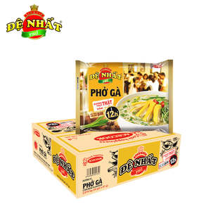 Instant Noodles: PHỞ GÀ CHICKEN FLAVOUR INSTANT RICE NOODLES ĐỆ NHẤT