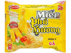 Instant Vermicelli: Miến gà Phú Hương gói 53g(Phu Huong Instant Vermicelli with Chicken flavour)