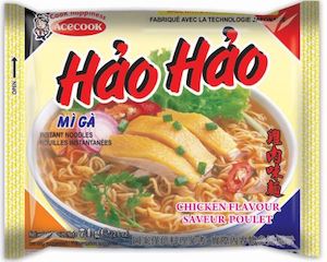Instant Noodles: Hao Hao Chicken Noodles- (Mì Gà Hảo Hảo)