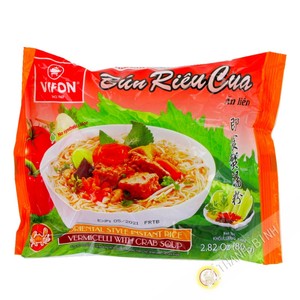 Instant Vermicelli: Bún Riêu Cua - VIFON - Instant Rice Vermicelli Sour Crab Soup
