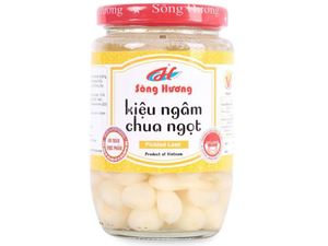 Canned Foods: Kiệu ngâm chua ngọt - 370g - Sông Hương - Pickled Leek