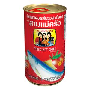 Cá Hộp Sốt Cà Ba Cô Gái 155g ( Mackerels in Tomato Sauce)