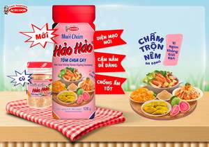Sauces Seasoning: Muối Chấm Hảo Hảo Tôm Chua Cay 120G