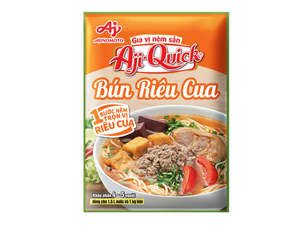 Herbs Spices Flavouring: Gia Vị Bún Riêu Cua - AJI QUICK - Crab Noodle Soup 54G x 120