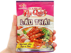 Herbs Spices Flavouring: Gia Vị Lẩu Thái - AJI QUICK - Thai Hotpot 50G