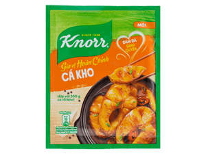 Herbs Spices Flavouring: Gia vị Hoàn Chỉnh Knorr Cá Kho - Knorr - Sauce for Simmered Fish 28g
