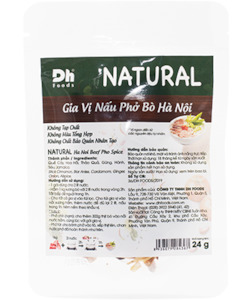 Pho Kits Nguyen Li%E1%BB%87u N%E1%BA%A5u Ph%E1%BB%9F: Gia Vị Nấu Phở Bò Hà Nội- DH FOOD - 24g - Beef Pho Spice (HANOI STYLE)