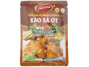Xốt Gia Vị Hoàn Chỉnh Barona - Xào Sả Ớt 80g(Barona sauce for Chili &hellip;