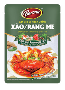 Dipping Sauce: Xốt Gia Vị Hoàn Chỉnh Barona - Xào/Rang Me 80g(Barona sauce for Ramarind Stir Fry)