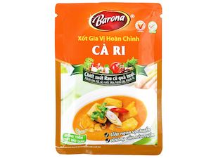 Dipping Sauce: Xốt Gia Vị Hoàn Chỉnh Barona - Cà Ri 80g(Barona sauce for Curry)