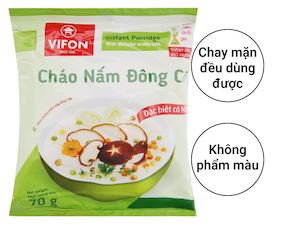 Cháo vifon nấm đông cô - 70g(Vifon Porridge Mushroom Flavour)