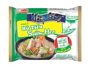 Instant Foods: Acecook Nhịp Sống hủ tiếu sườn heo - 70g(Nhip Song southern-styles noodles with Pork Rib flavour)