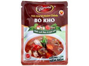 Cooking Ingredient: Xốt Gia Vị Hoàn Chỉnh Barona - Bò Kho 80g(Barona sauce for Stewed Beef)