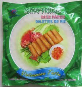Rice Paper: Bánh Tráng Hoàng Tuấn - RICE PAPER 22CM ROUND 20/500G
