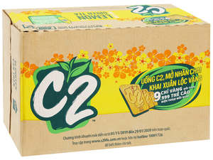 Drinks: Trà Xanh C2 - Green Tea Soft Drink 455ML x 24
