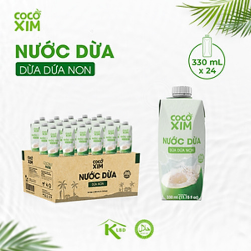 Best Sellers Nz: Nước dừa Cocoxim Dừa Dứa Non 330ml - Cocoxim young coconut and pineapple water