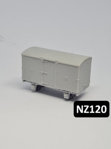 Products: NZR W class four-wheel wooden box wagon - NZ120 - 3 Foot 6 Models