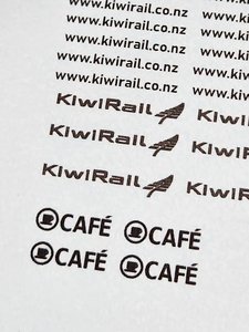 Products: KiwiRail AK class carriage decals - multiple scales - 3 Foot 6 Models