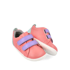 All Bobux: Bobux Step Up Grass Court Trainer Ocean Coral 734208