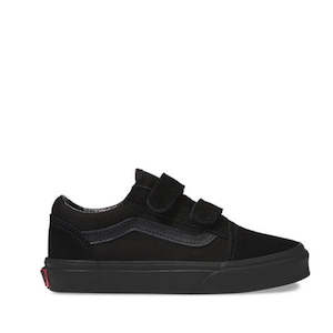 Vans For School: Vans Kids - Old Skool V All Black Mono Youths US 11 child ONLY - NOT RETURNABLE
