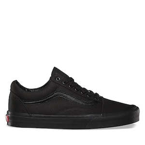 Vans For School: Black Old Skool Vans  Black Sole - Womens Mens Unisex