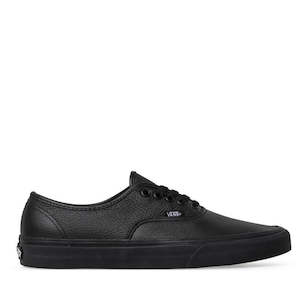 Vans For School: Vans - Authentic Leather Black/Black - womens mens unisex Clearance