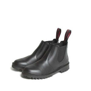 Mckinlays: Mckinlays Hunter Pull On Kids Boots  Black Leather