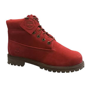Timberland: Timberland Kids Dark Red Icon Juniors Boots 6 inch Premium Waterproof Boots