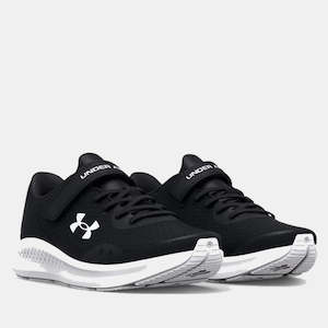 Under Armour: Under Armour Kids Pursuit Running Shoe Black/White