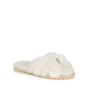 Sheepskin And Wool Slippers The Perfect Mothers Day Gift: EMU Women's Corella CRYSTAL Natural Luxurious Sheepskin Scuff Slipper Mayberry NOT RETURNABLE