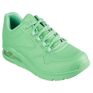 Skechers Uno Womens Trainers: Skechers Uno 2 Great Kolor Neon Lime Trainer