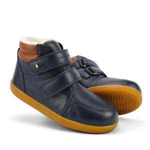 Bobux Kid Timber Leather Boots: Bobux Kid+ Timber Arctic WATERPROOF Boot Navy 836003E