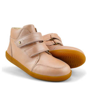 Bobux Kid Timber Leather Boots: Bobux Kids Plus KP Timber Boot Dusk Pearl Pink 832918