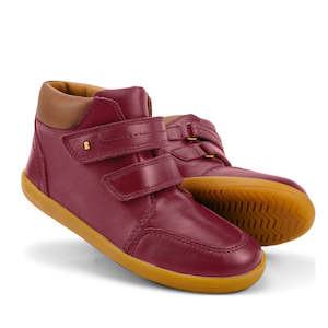 Bobux Kid Timber Leather Boots: Bobux Kid+ Timber Boot Boysenberry Purple 832922