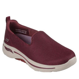 Real Skechers Arch Fit Slip On Casual Shoes: Skechers Arch Fit Slip Ons Grateful Burgundy