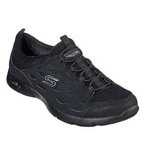Real Skechers Arch Fit Slip On Casual Shoes: Skechers Arch Fit Support Trainers Refine Slip On Black