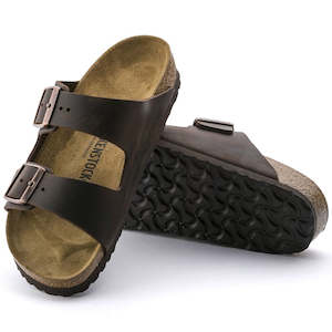 Back In Stock Collection: Birkenstock Arizona Oiled Leather Leather Habana Brown Regular Width